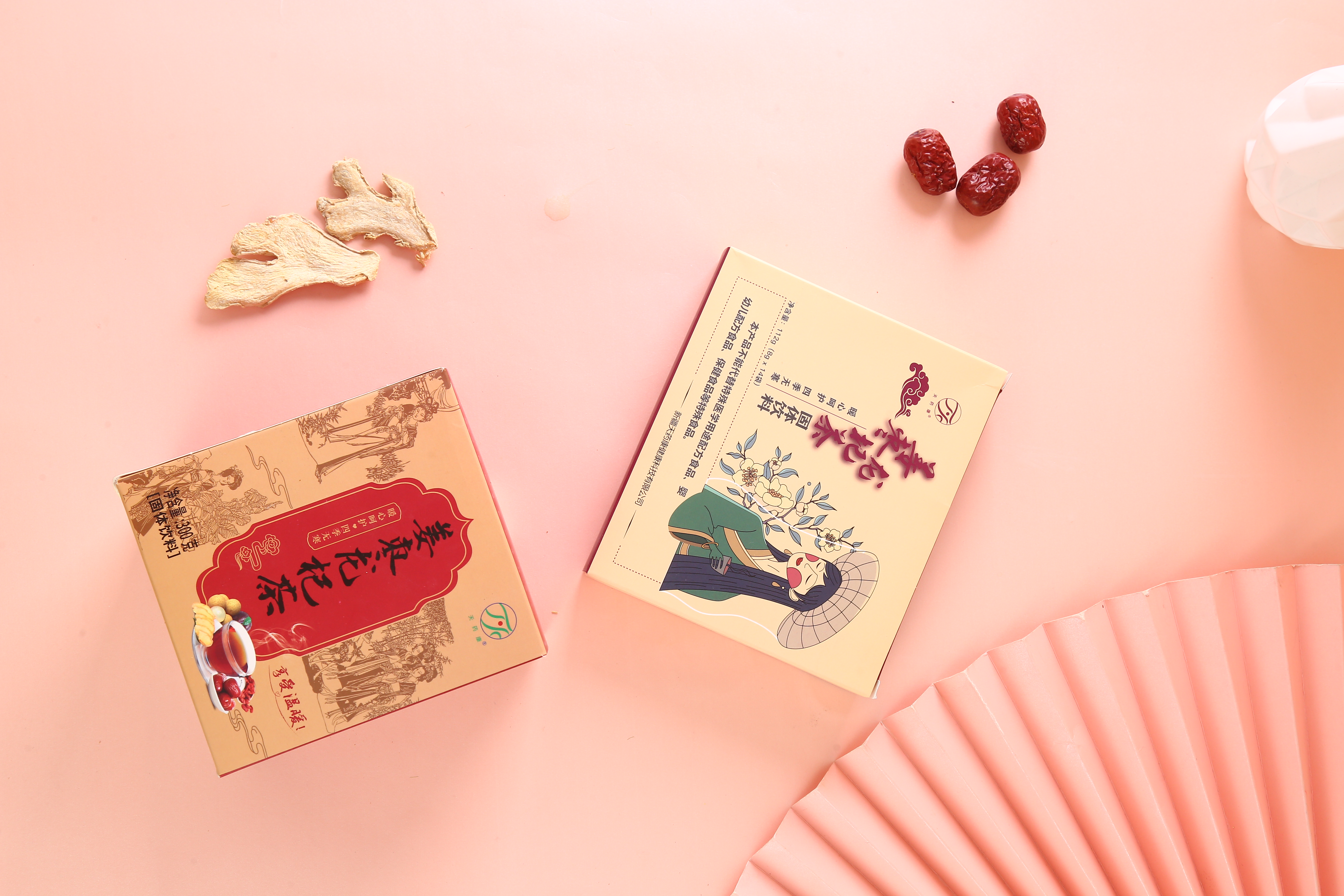 姜枣龙杞茶